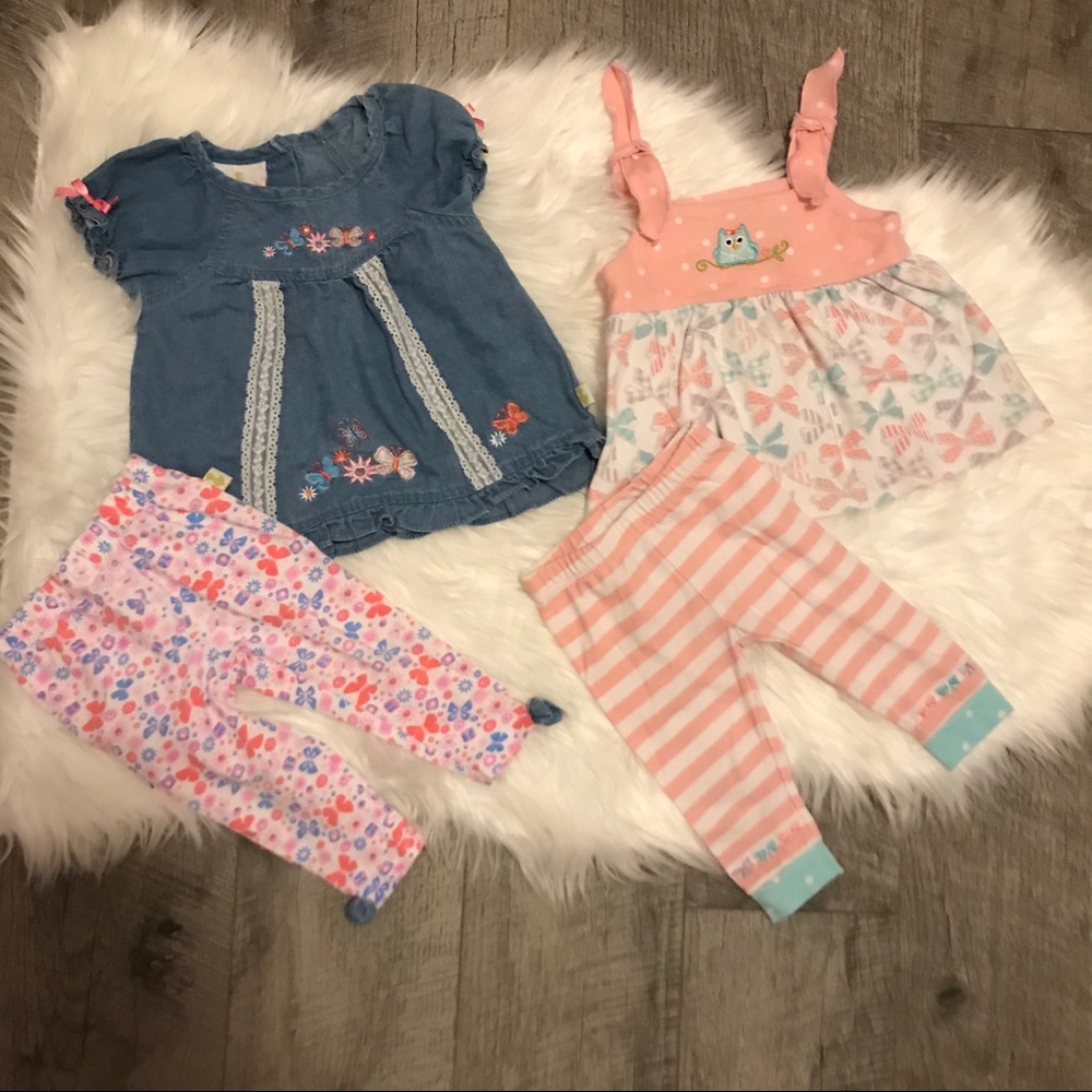 Boutique style 6-9 months baby girl outfits
